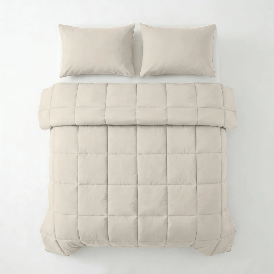 Lazy Dekbed Percale Beige