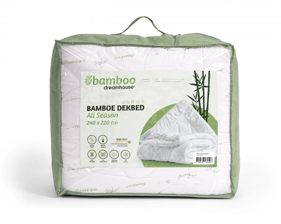 Bali Bamboe Dekbed Wit