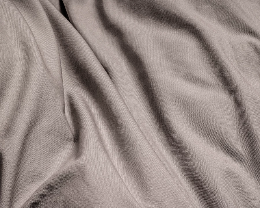 Egyptisch Katoen Uni Taupe