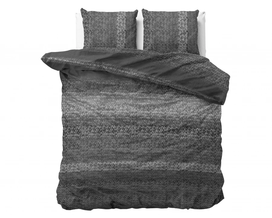 DH Flanel Gradient Knits Antraciet
