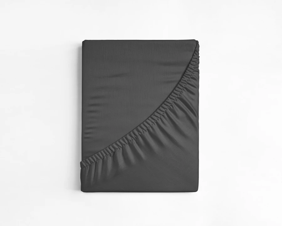Katoenen Topper Hoeslaken Antraciet