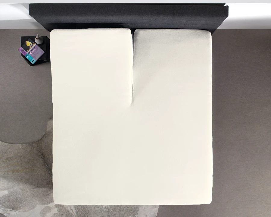 Splittopper Katoen Hoeslaken Creme