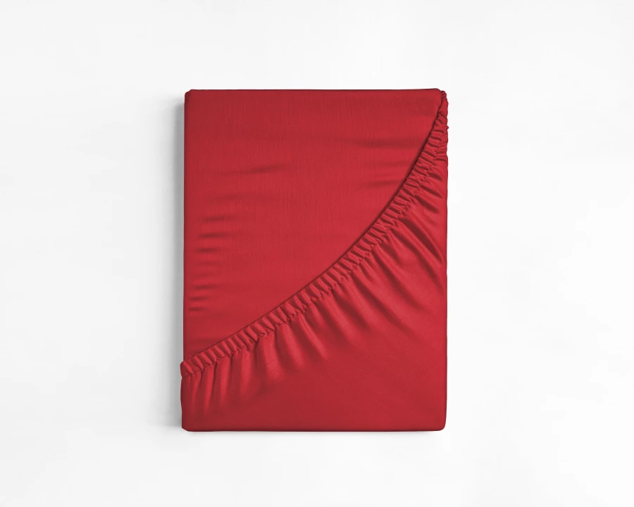 Katoenen Hoeslaken Rood