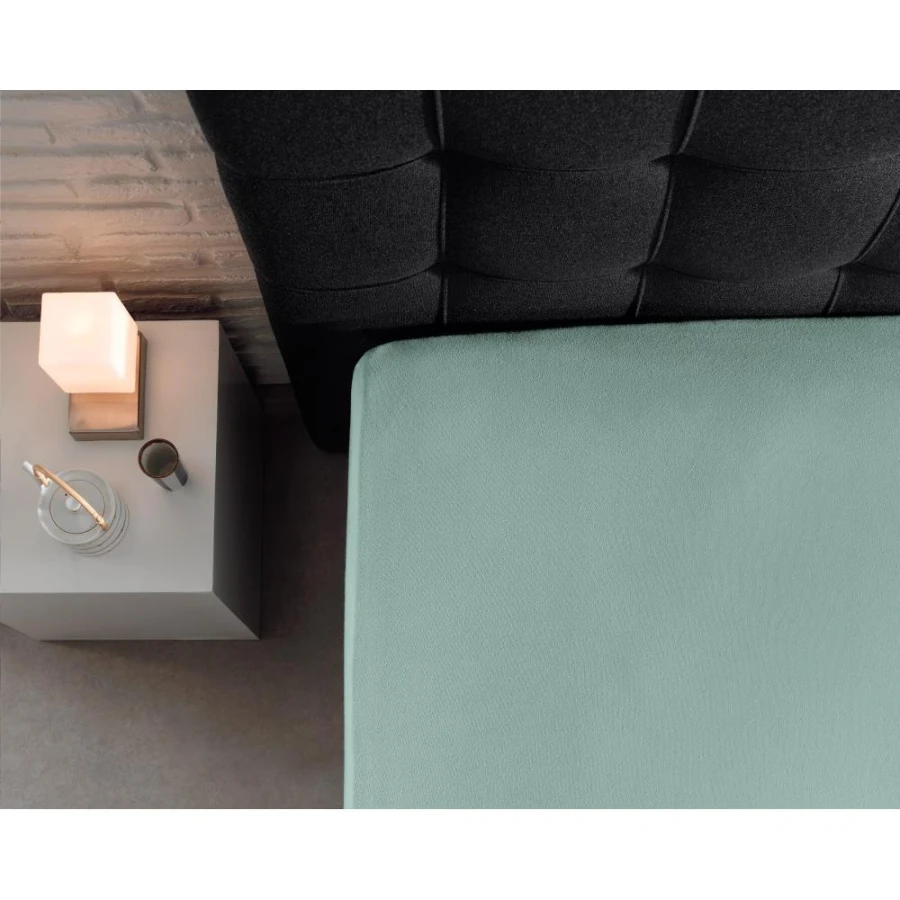 Dubbel Jersey 220 gr. Hoeslaken Pastel Blauw