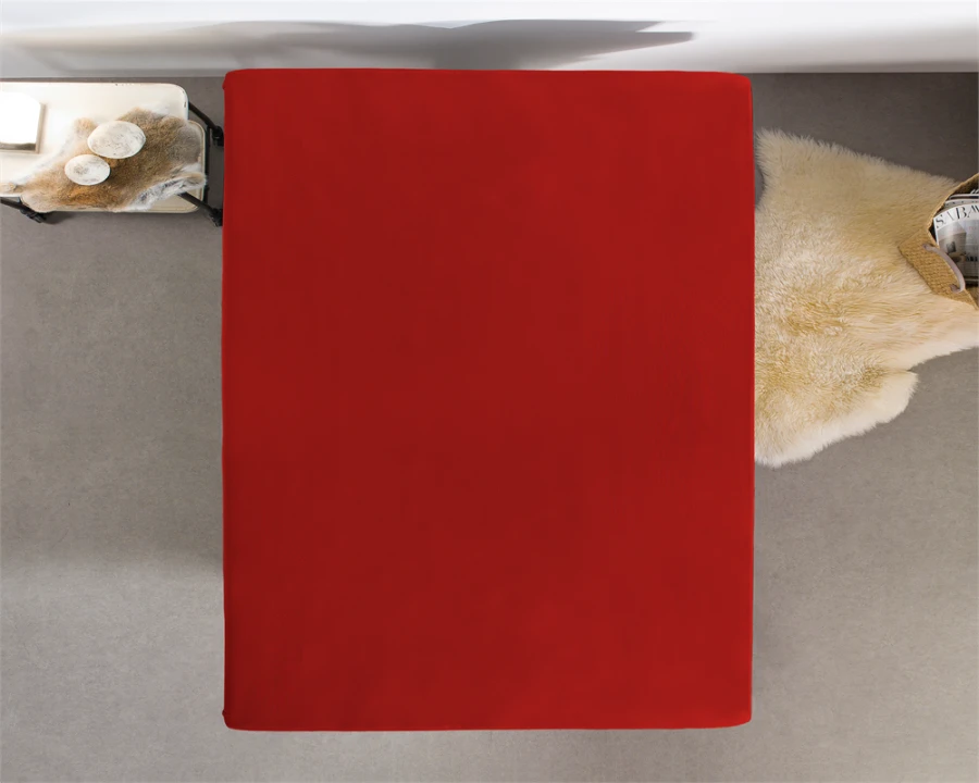 Dubbel Jersey 220 gr. Hoeslaken Rood