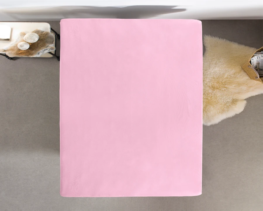 Dubbel Jersey 220 gr. Hoeslaken Roze