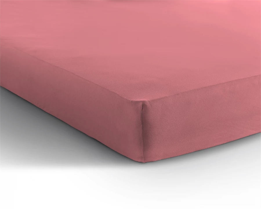 Enkel Jersey 135 gr. Hoeslaken Roze