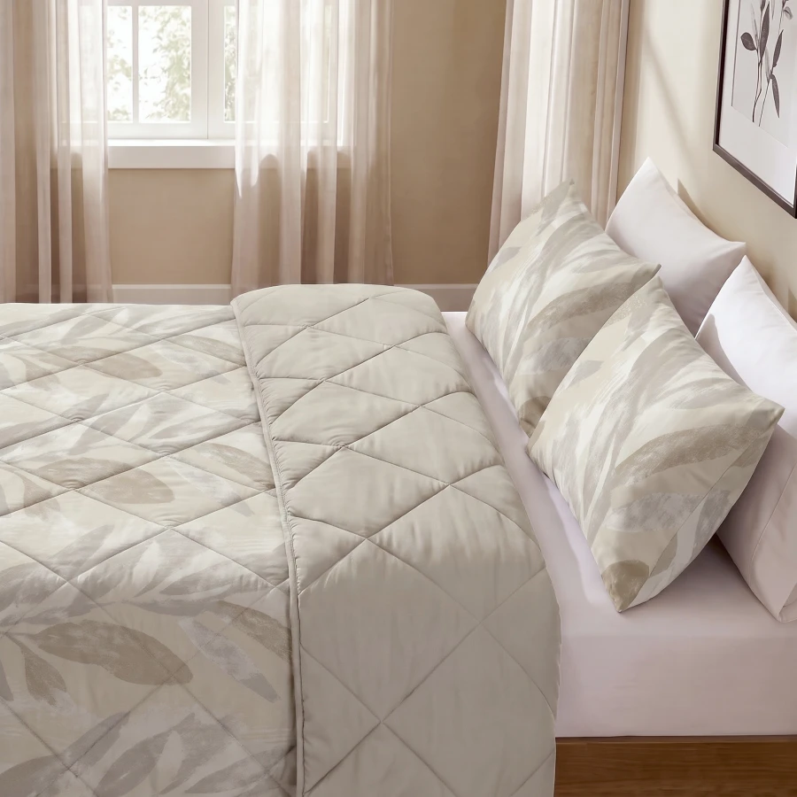 Lazy dekbed Gacho Taupe Met kussenslopen