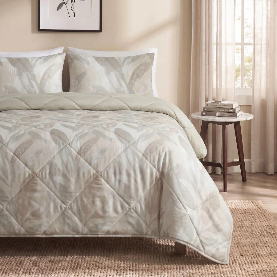 Lazy dekbed Gacho Taupe Met kussenslopen