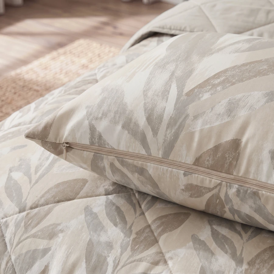 Lazy dekbed Gacho Taupe Met kussenslopen