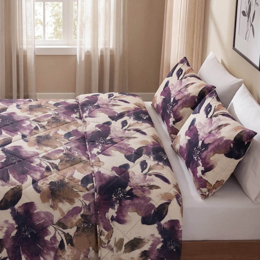 Lazy dekbed Lena Paars Met Kussenslopen