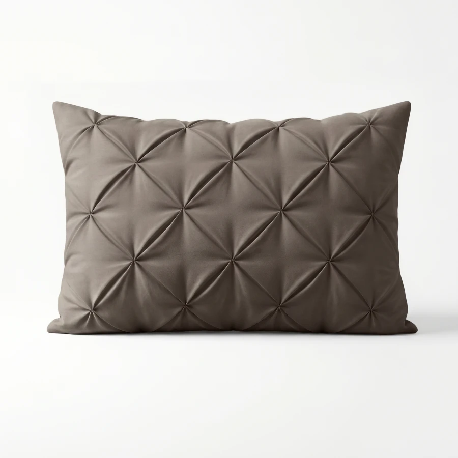 Lazy Pintuck Kussenslopen 2Pack Taupe 60 x 70