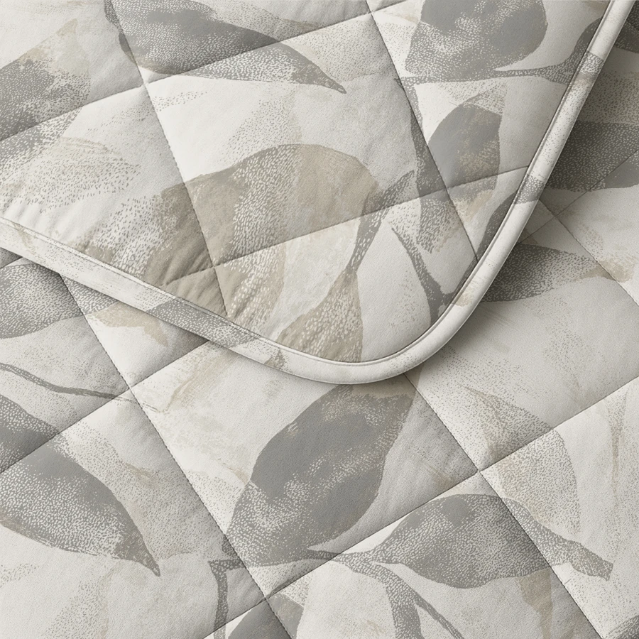 Lazy Dekbed Katoen Misty Beige/Grijs
