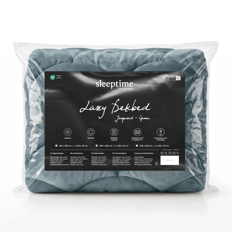 Lazy Teddy/Velvet  Groen
