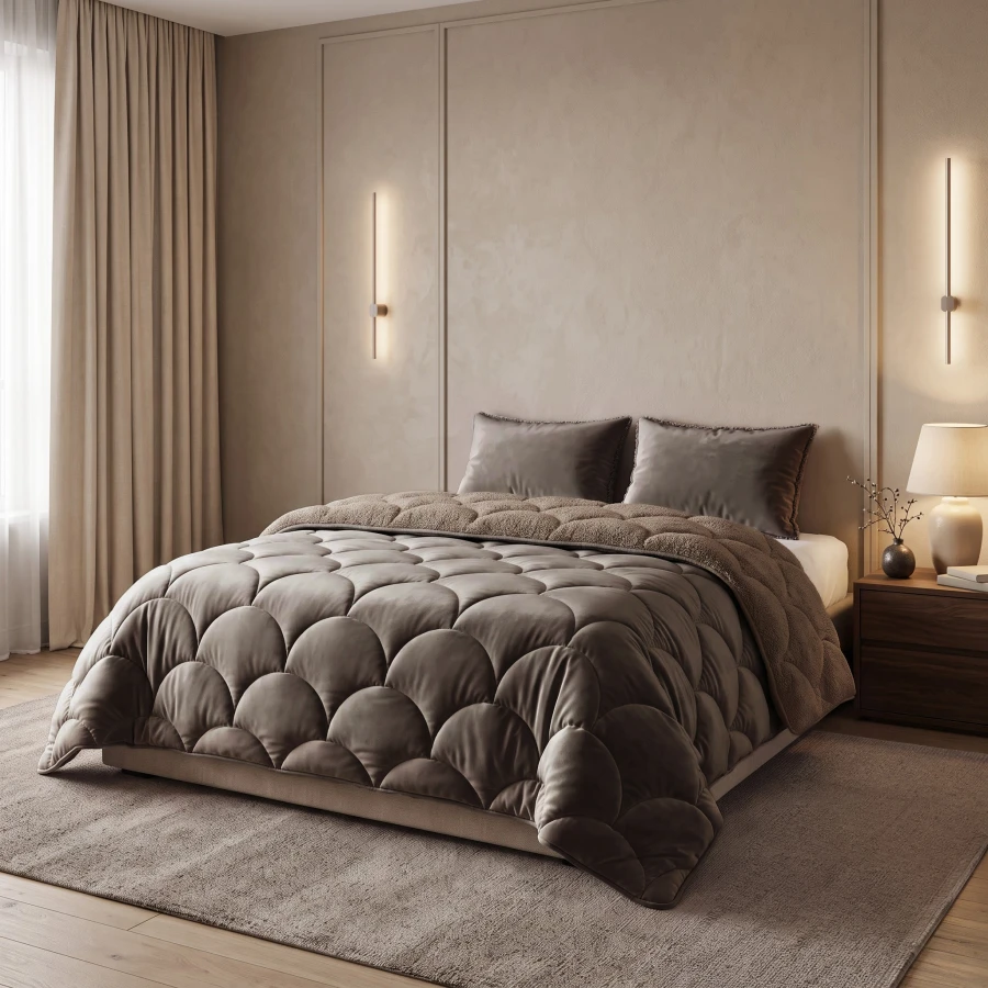 Lazy Teddy/Velvet  Taupe/Bruin