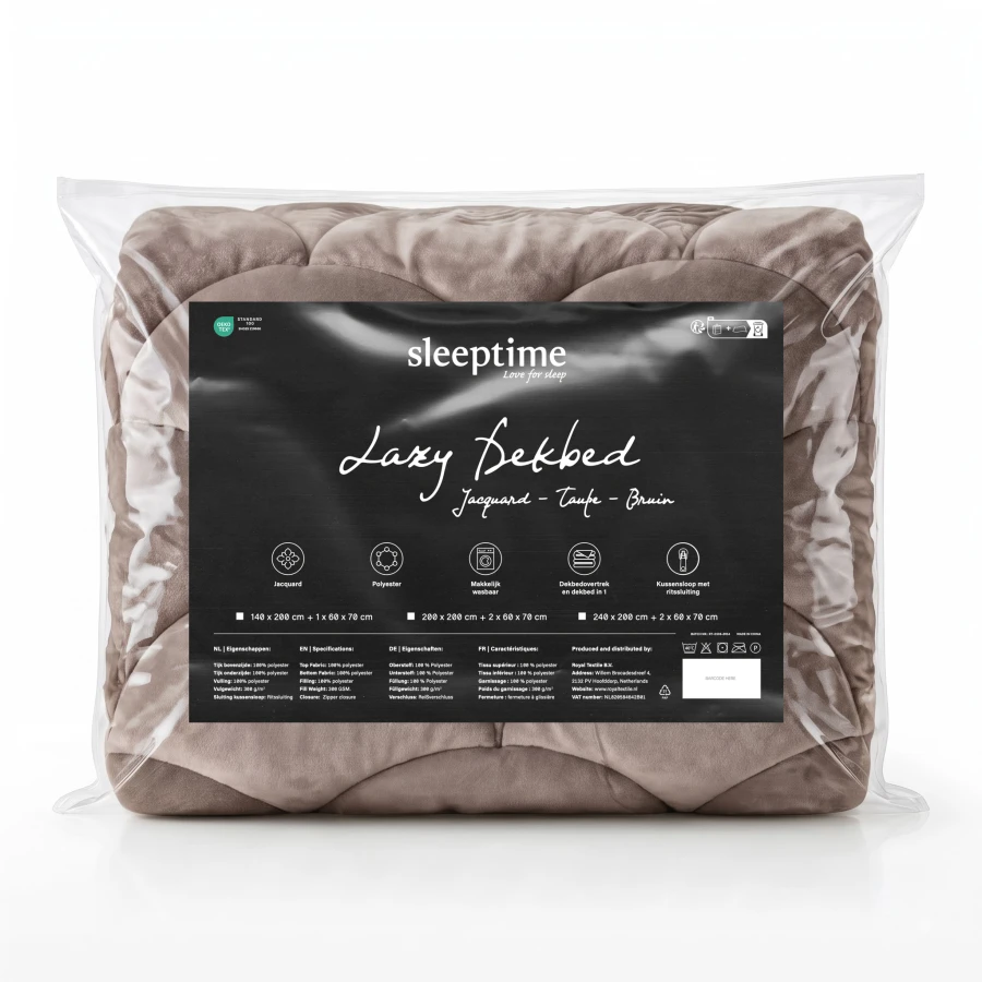 Lazy Teddy/Velvet  Taupe/Bruin
