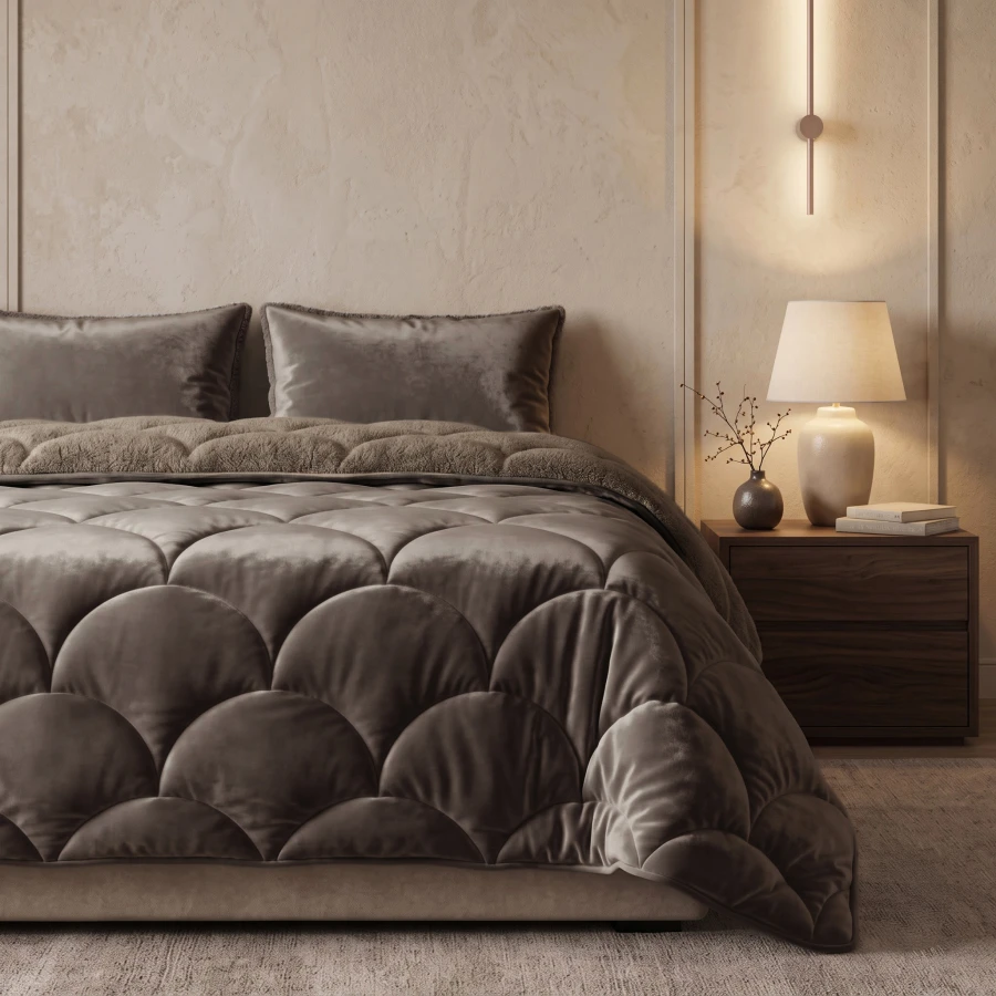 Lazy Teddy/Velvet  Taupe/Bruin