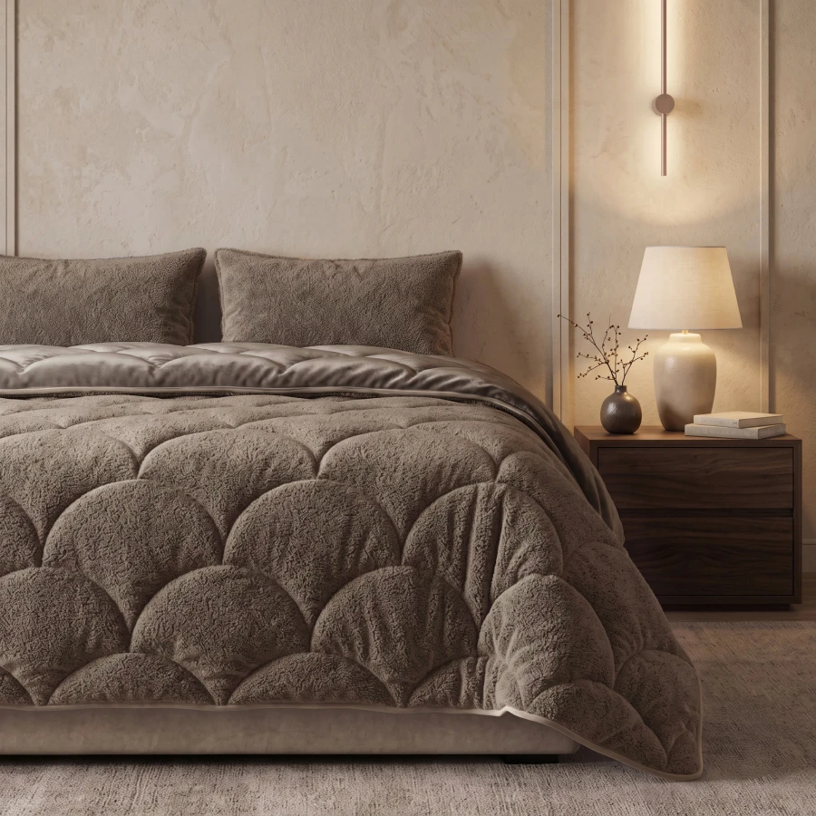 Lazy Teddy/Velvet  Taupe/Bruin