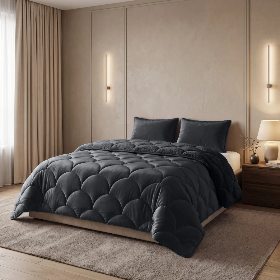 Lazy Teddy/Velvet Zwart