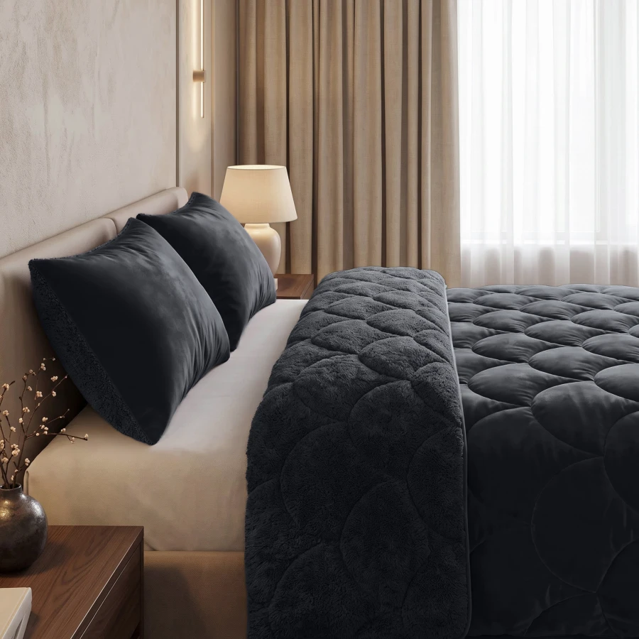 Lazy Teddy/Velvet Zwart